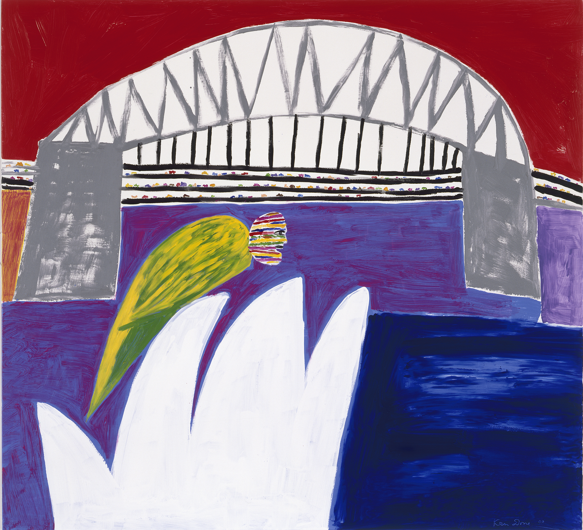 Bridge, Opera House and parrot I