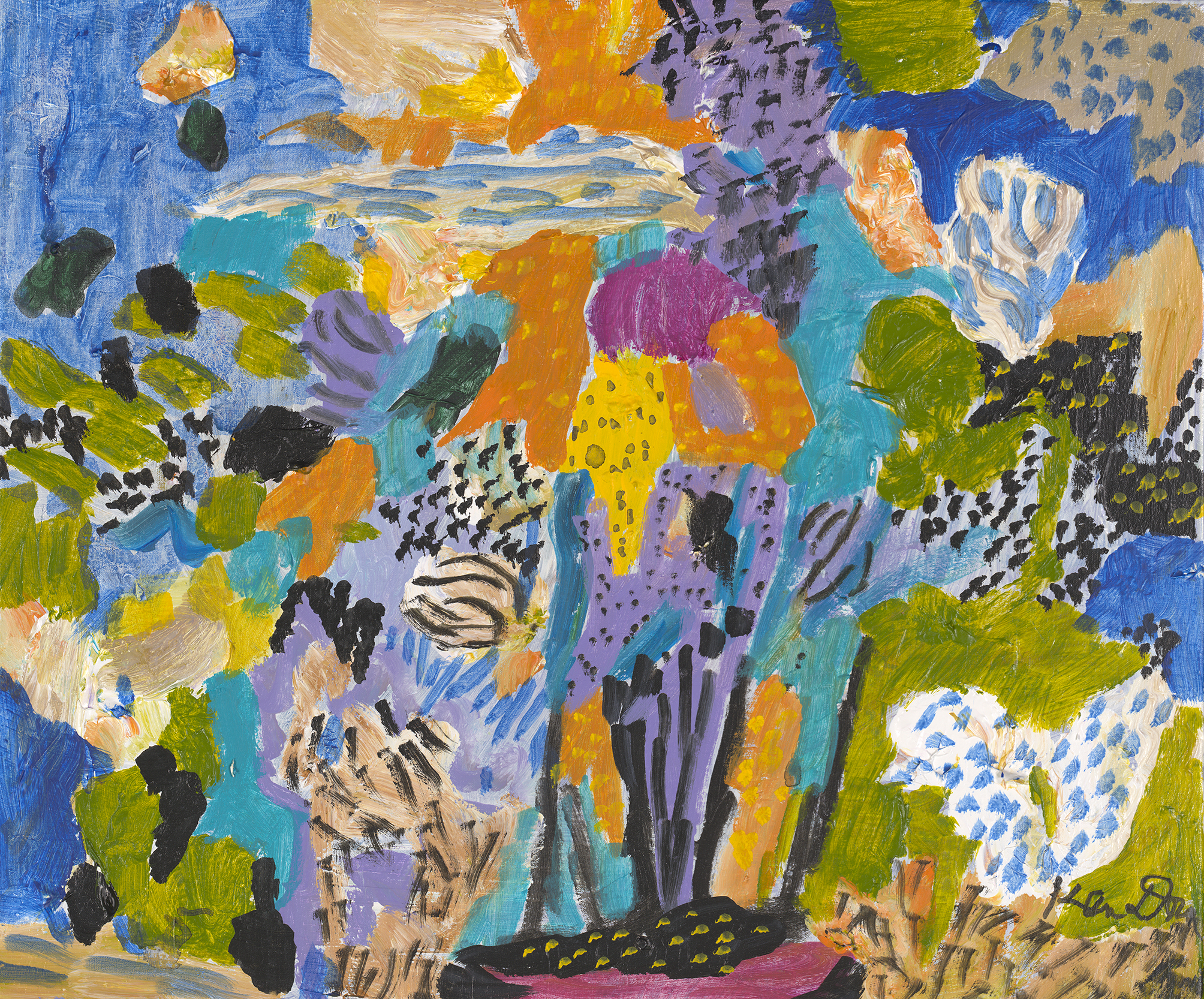 Coloured coral