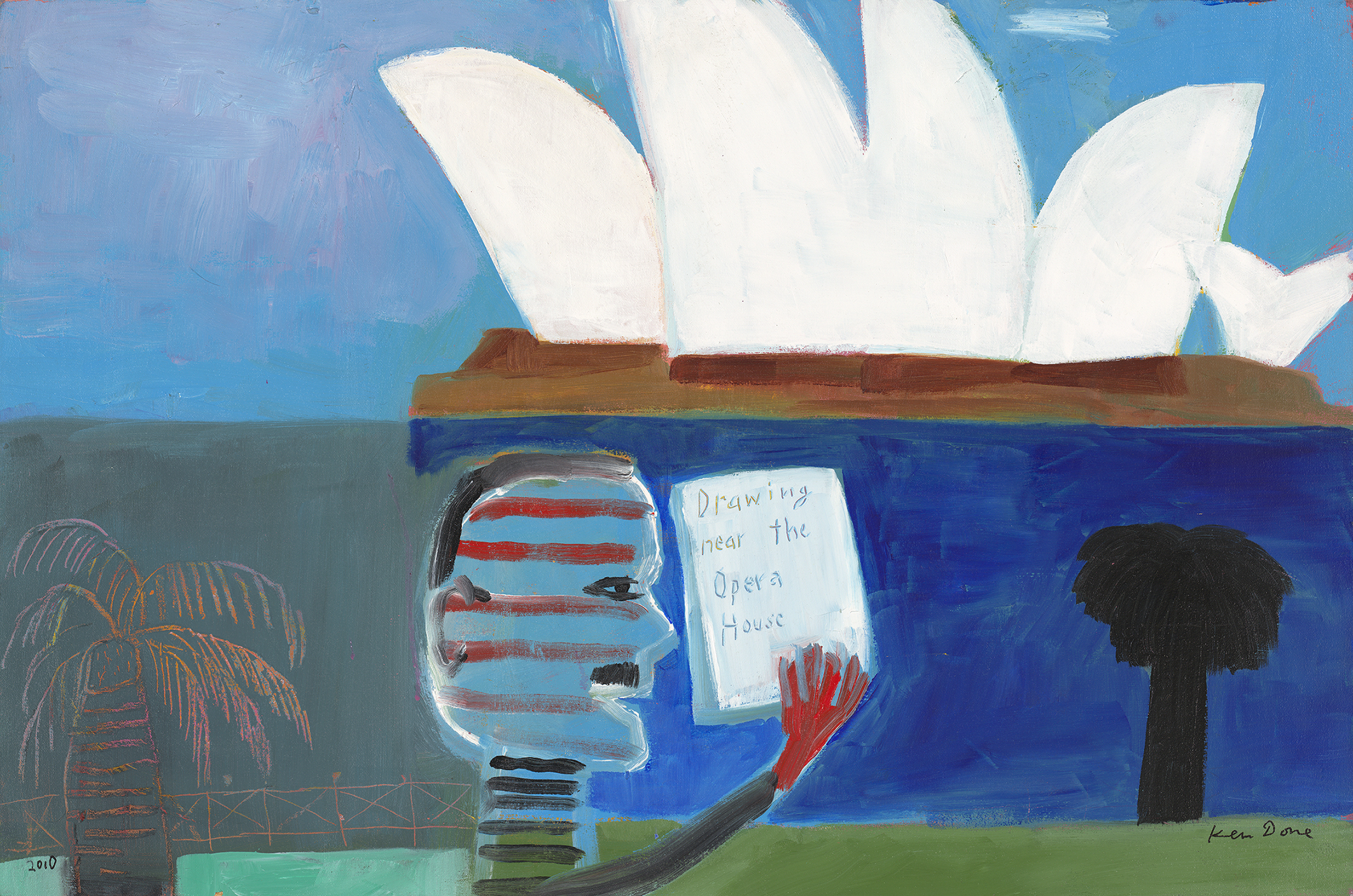 Drawing near the Opera House