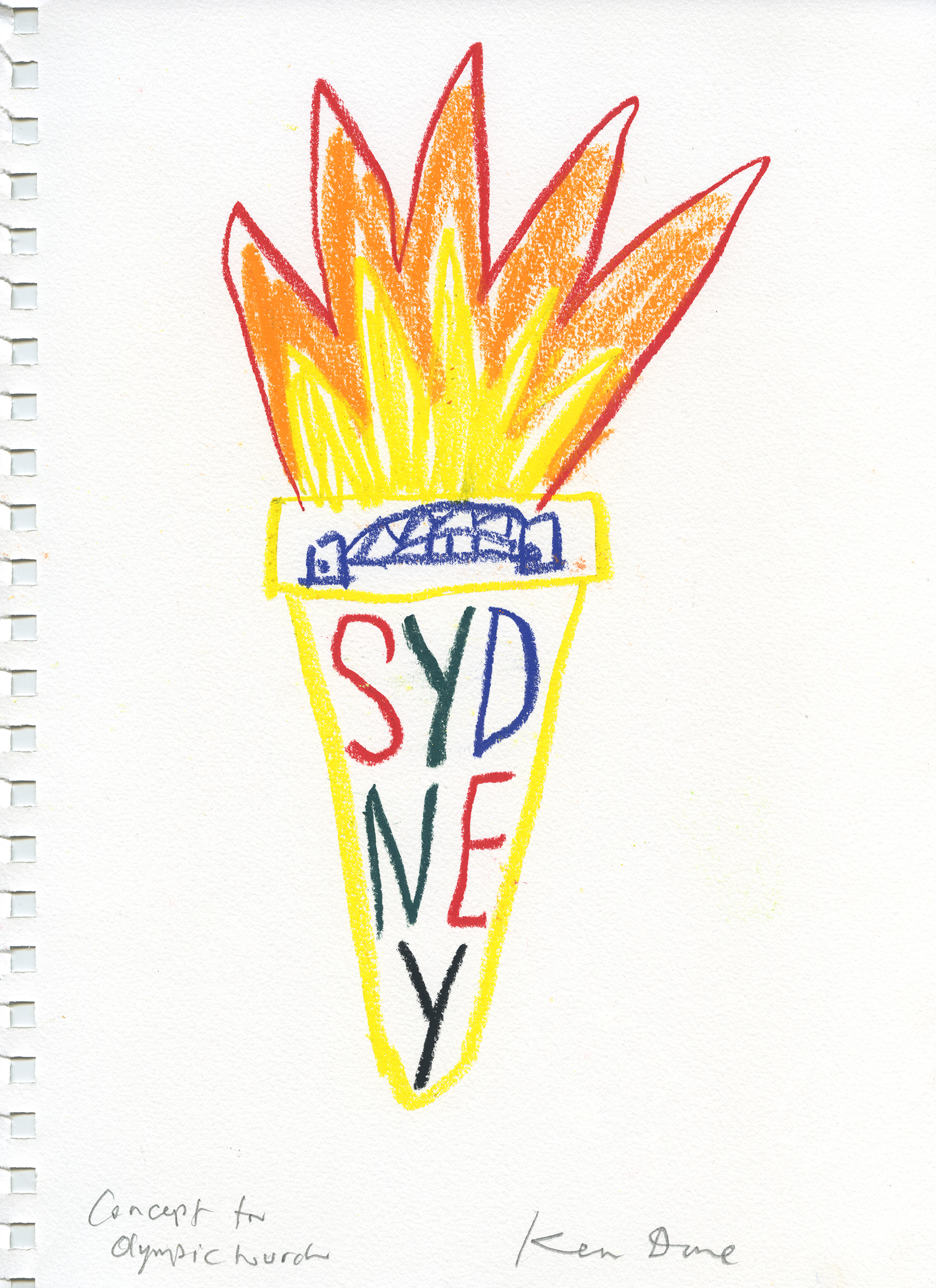 Sydney Olympic torch concept VIII