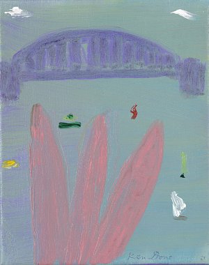 Sydney Harbour pink opera