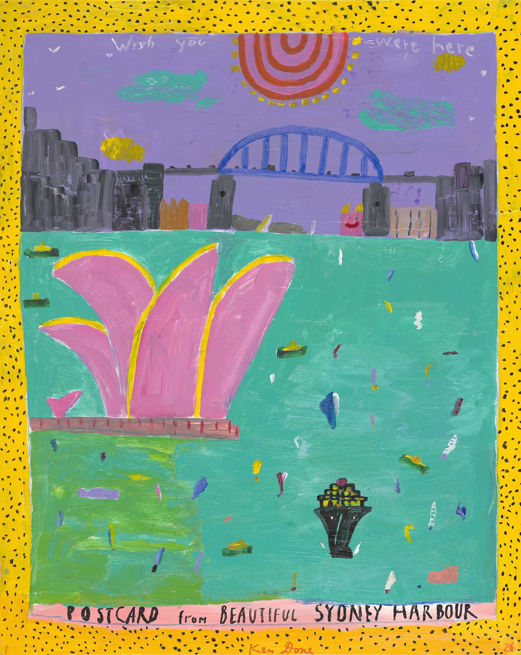 Wish you were here, postcard from beautiful Sydney harbour