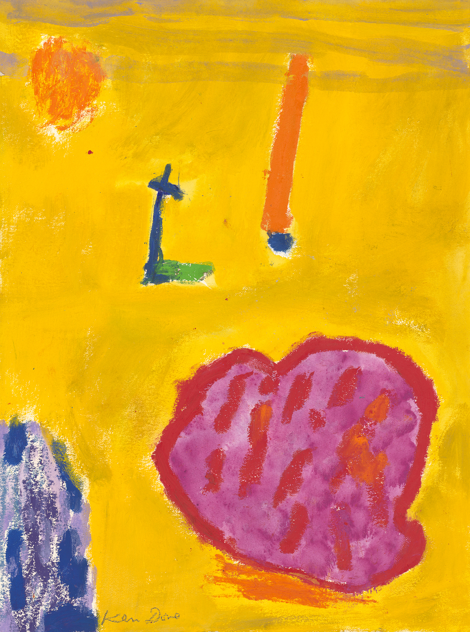 Yellow sea, two boats