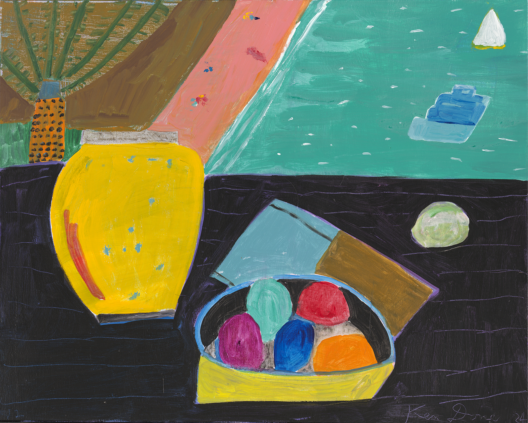 Yellow vase