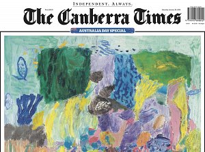 Australia Day Newspaper Covers