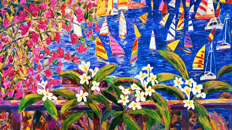 <p>Chinamans in Summer, 1985, detail</p>
