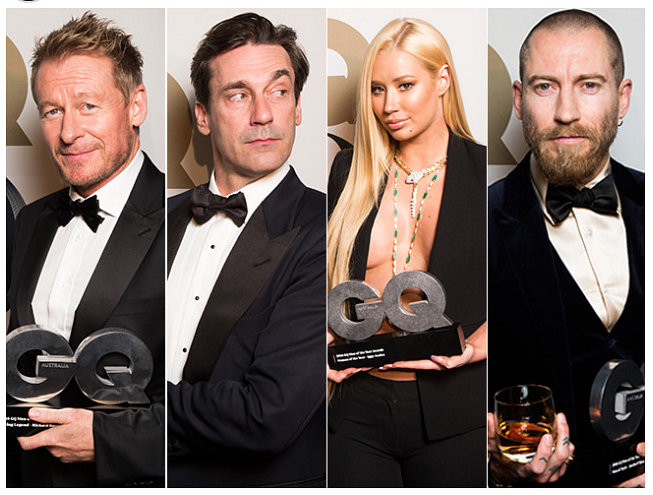 Richard Roxburgh, Jon Hamm, Iggy Azalea & Justin O'Shea