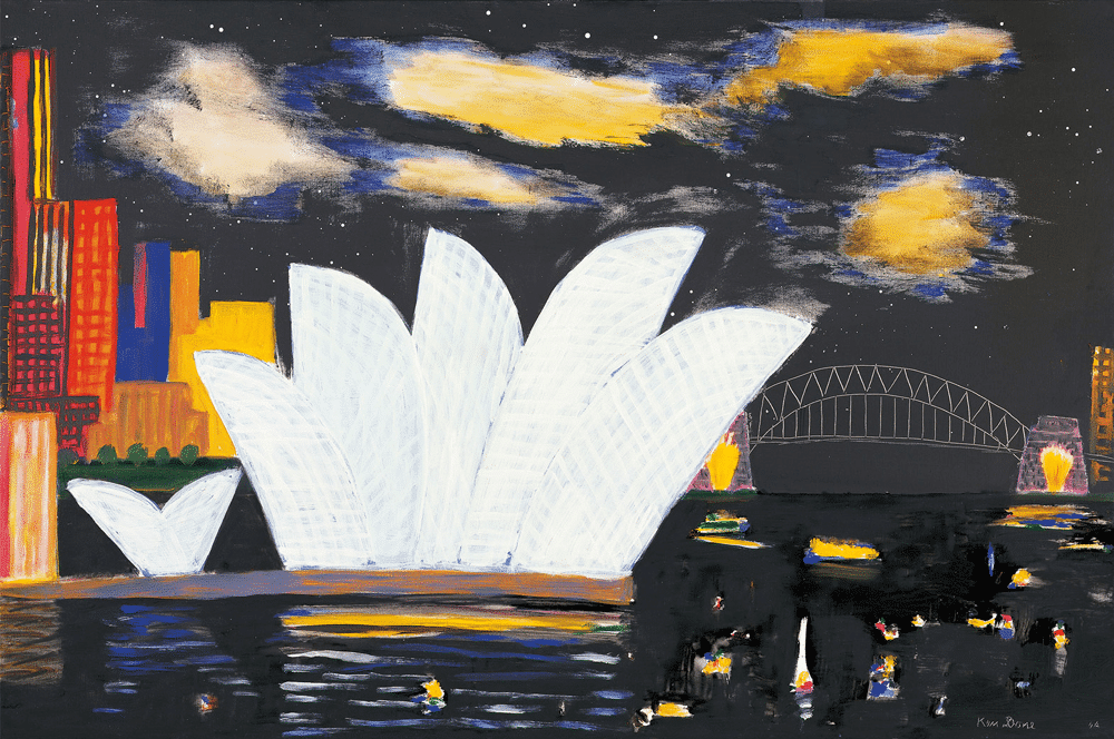 Bridge and Opera House, night clouds, 2004 - Image 2