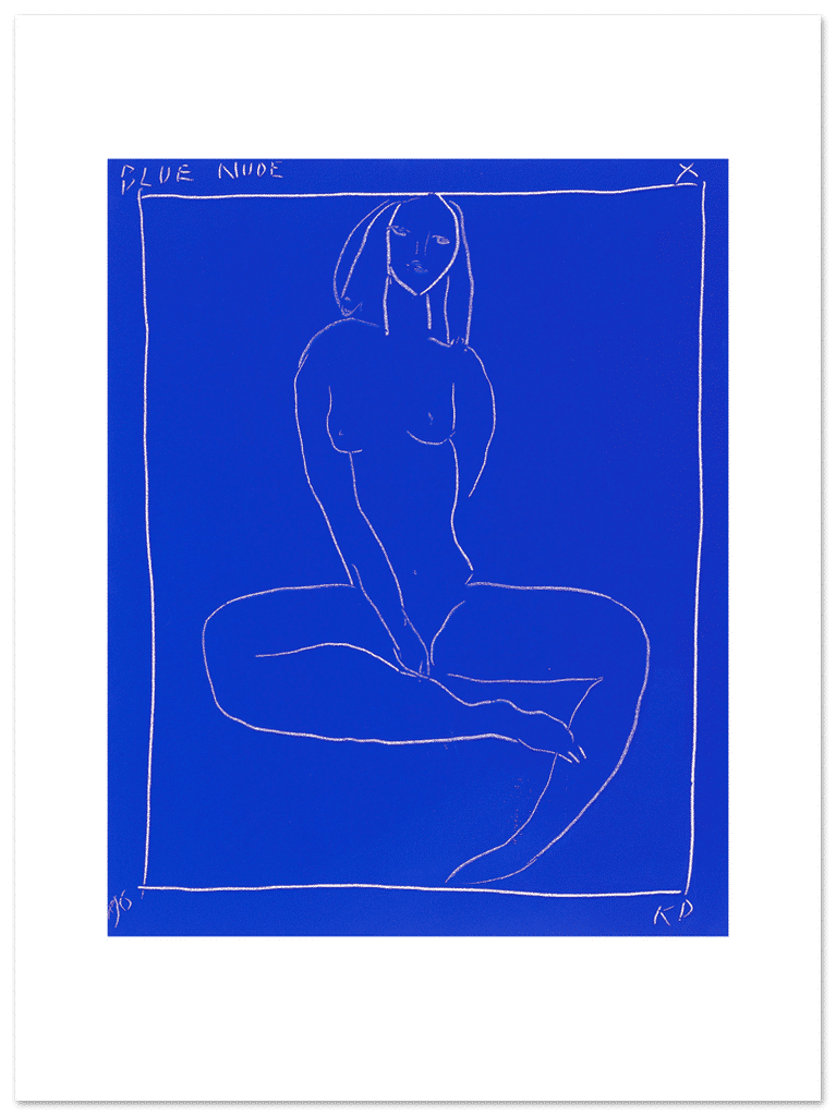 Blue nude X, 1996