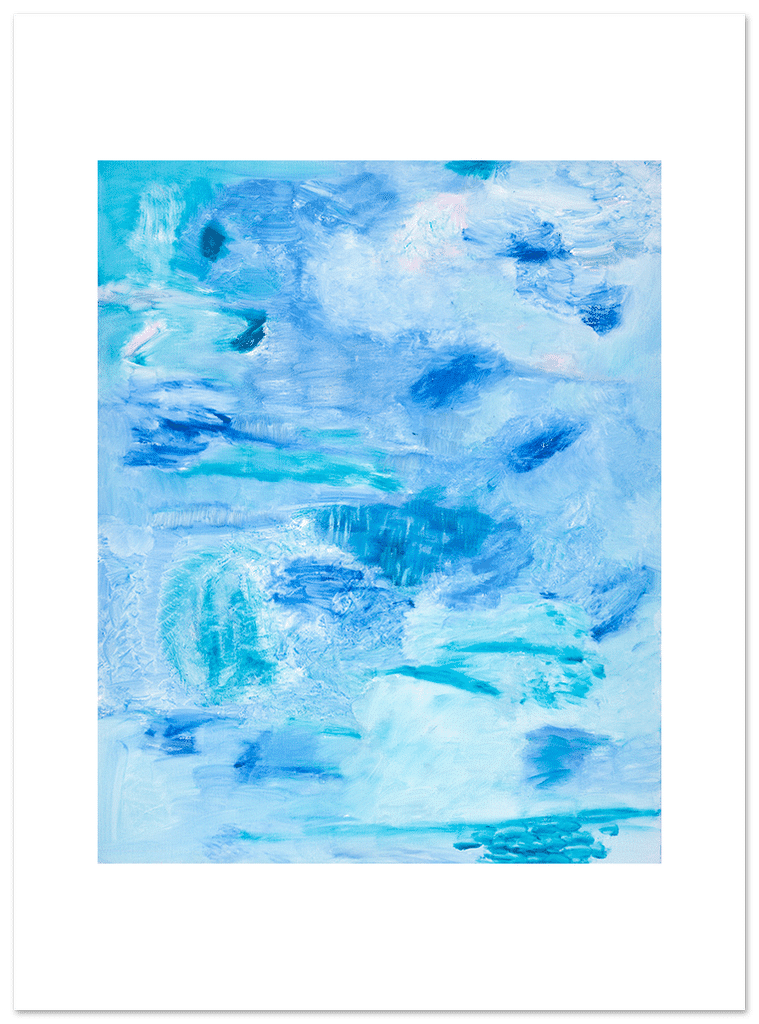 Blue ice I, 2016