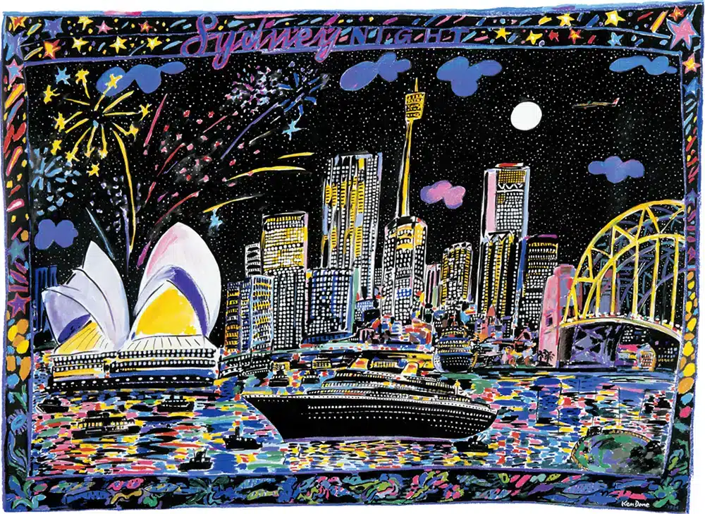 Sydney night, 1984 - Ken Done