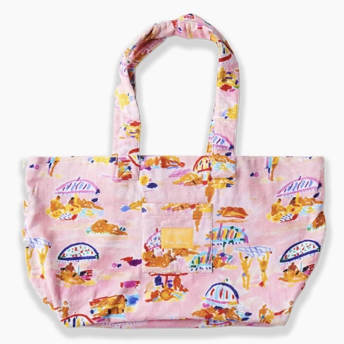‘Beach Days’ Terry Oversized Beach Bag – Kip&Co x Ken Done