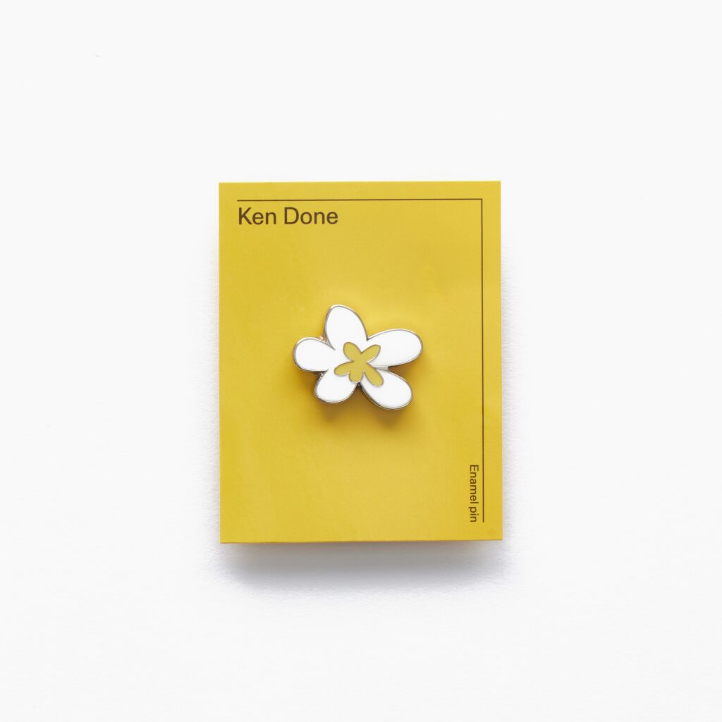 ‘Sunday’ Frangipani Pin – AGNSW x Ken Done