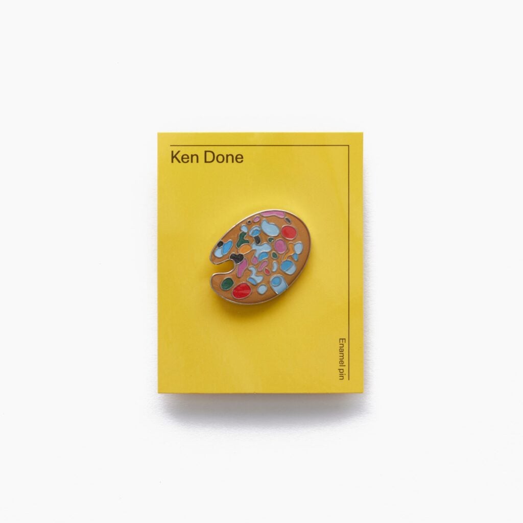 ‘Sunday’ Paint Palette Pin – AGNSW x Ken Done