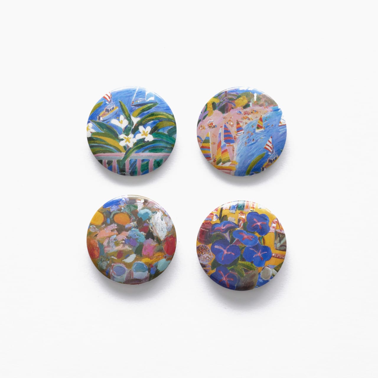 'Sunday' Badge set of 4 - AGNSW x Ken Done - Image 2