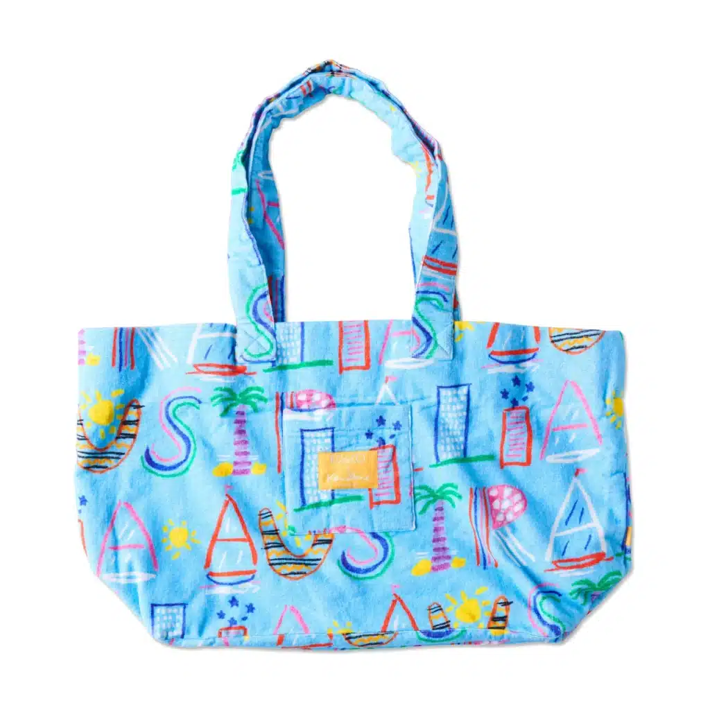 ‘Australia Mate’ Terry Oversized Beach Bag – Kip&Co x Ken Done