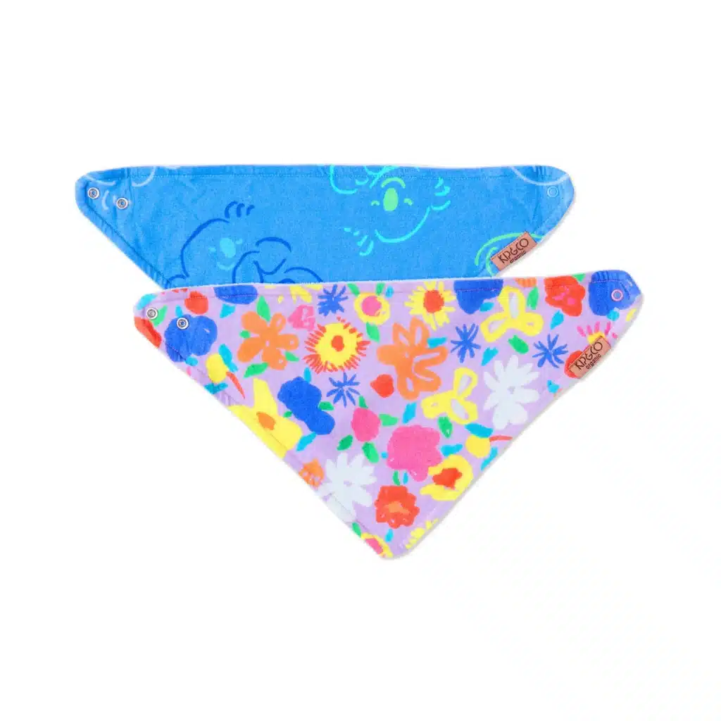 Organic Cotton Dribble Bib Set – Kip&Co x Ken Done