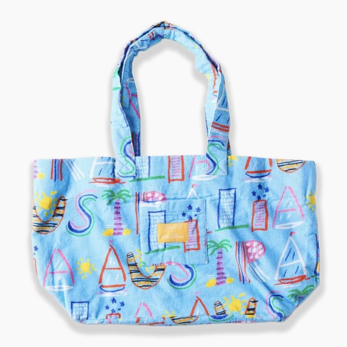 ‘Australia Mate’ Terry Oversized Beach Bag – Kip&Co x Ken Done