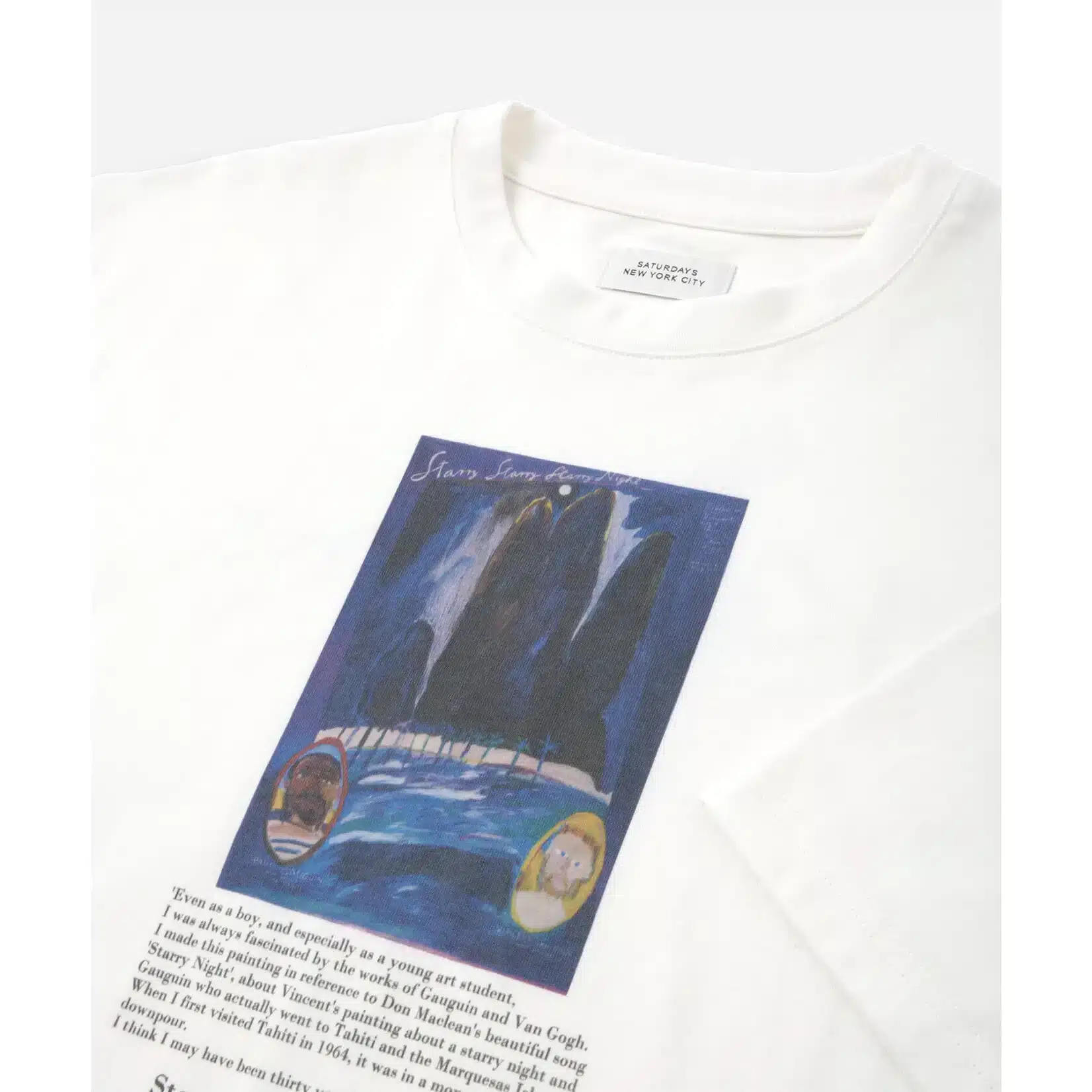 'Starry starry starry night' T-Shirt - Saturdays NYC x Ken Done - Image 2