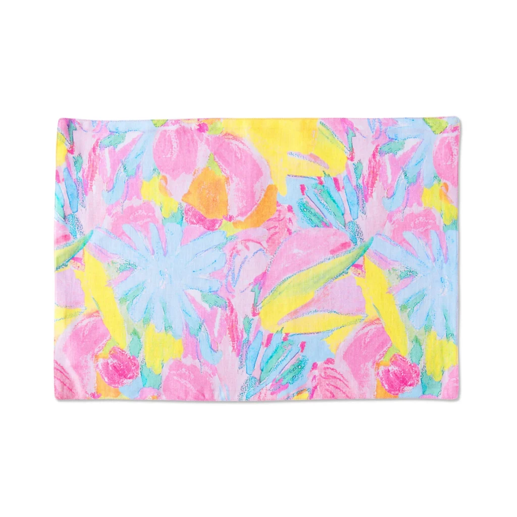 ‘Pastel Blooms’ Linen Placemat Set – Kip&Co x Ken Done