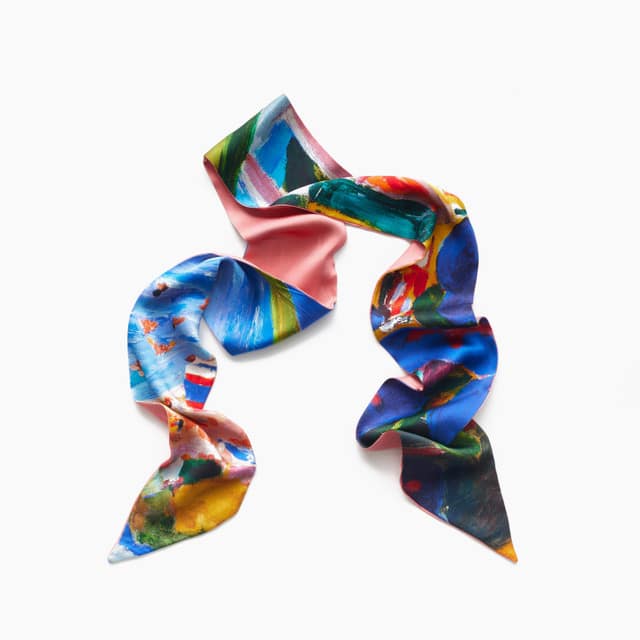 ‘Sunday’ Twilly Scarf – AGNSW x Ken Done