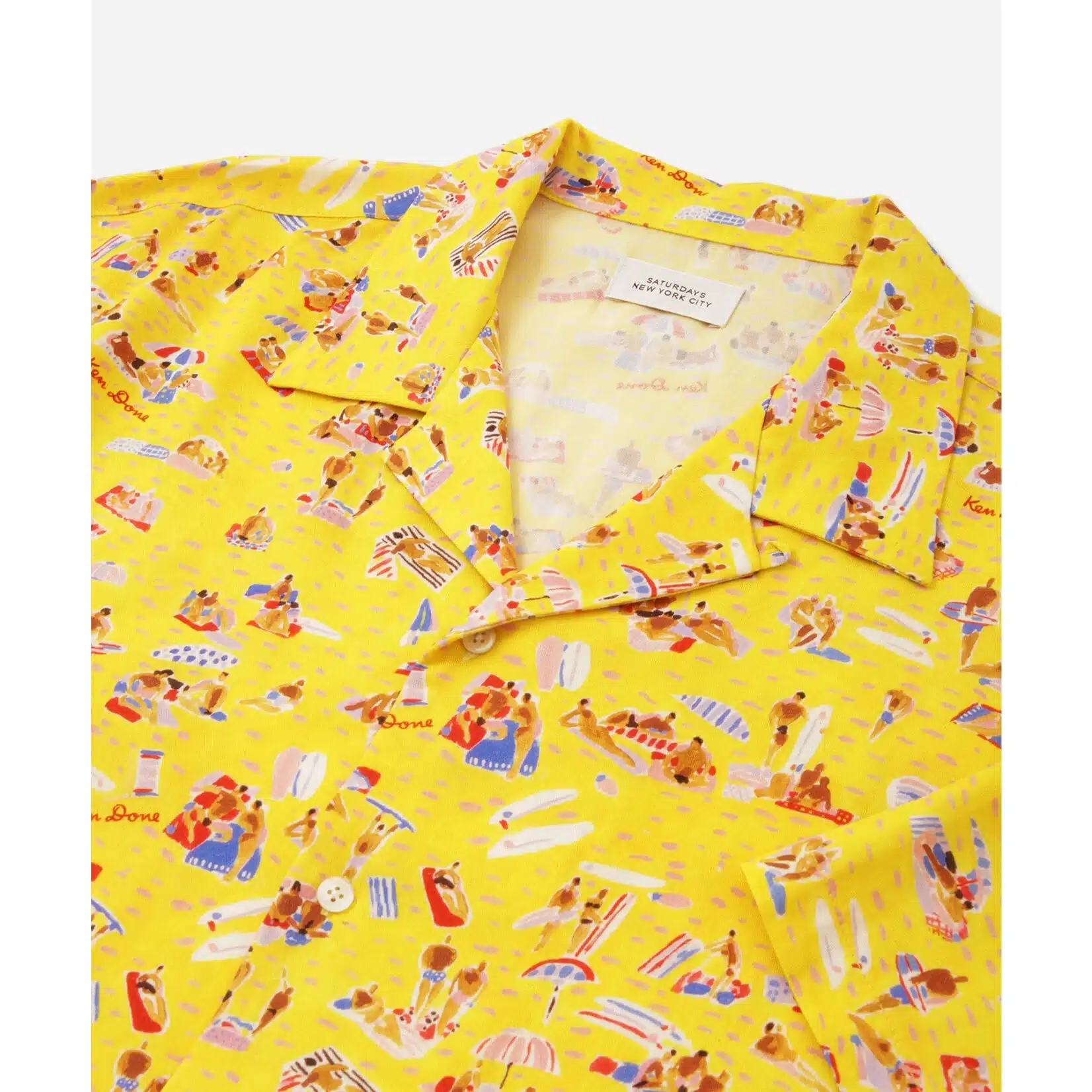 Open Collar Shirt 'Beach' Saturdays NYC x Ken Done - Image 2