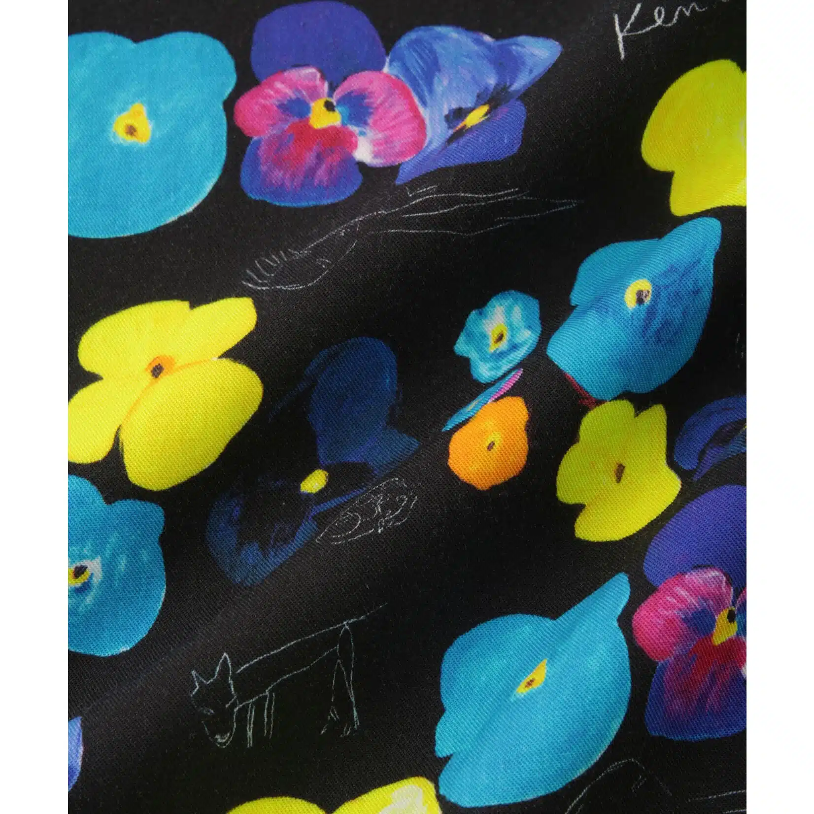 Open Collar Shirt 'Pansies' Saturdays NYC x Ken Done - Image 3
