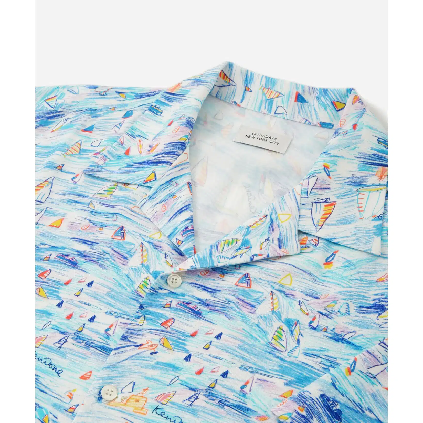 Open Collar Shirt 'Sydney' Saturdays NYC x Ken Done - Image 2